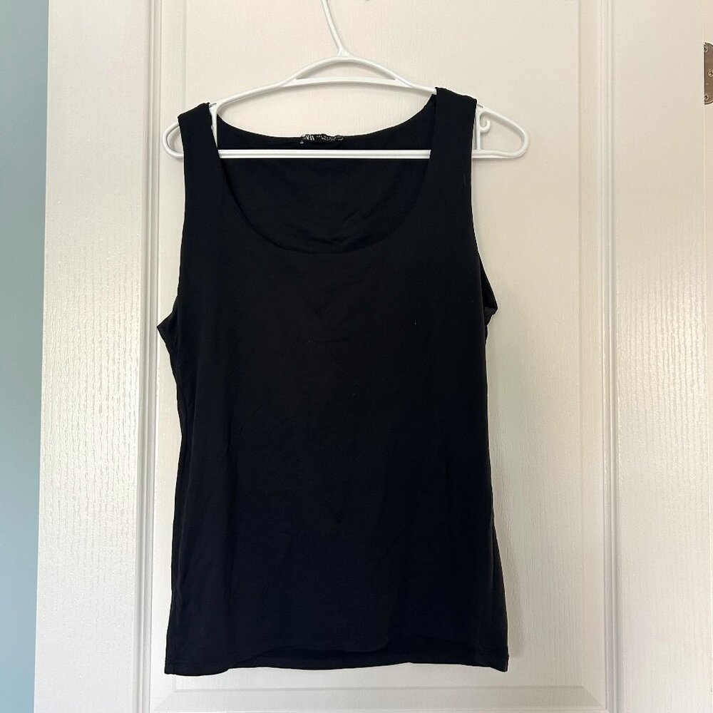 Zara Basic Scoop Tank Top – Large